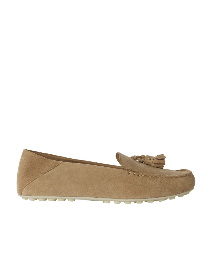 Loro Piana Dot Sole Walk Mokasin Shoes In Brown