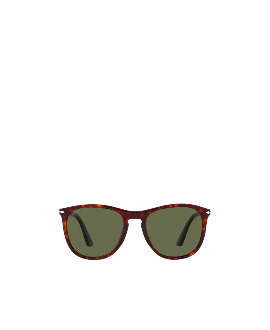 Persol Round Frame Sunglasses In Green