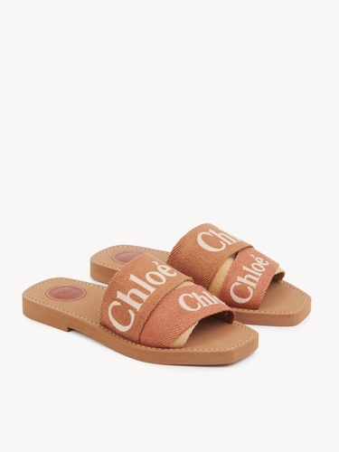 Chloé Woody Mule In Brown