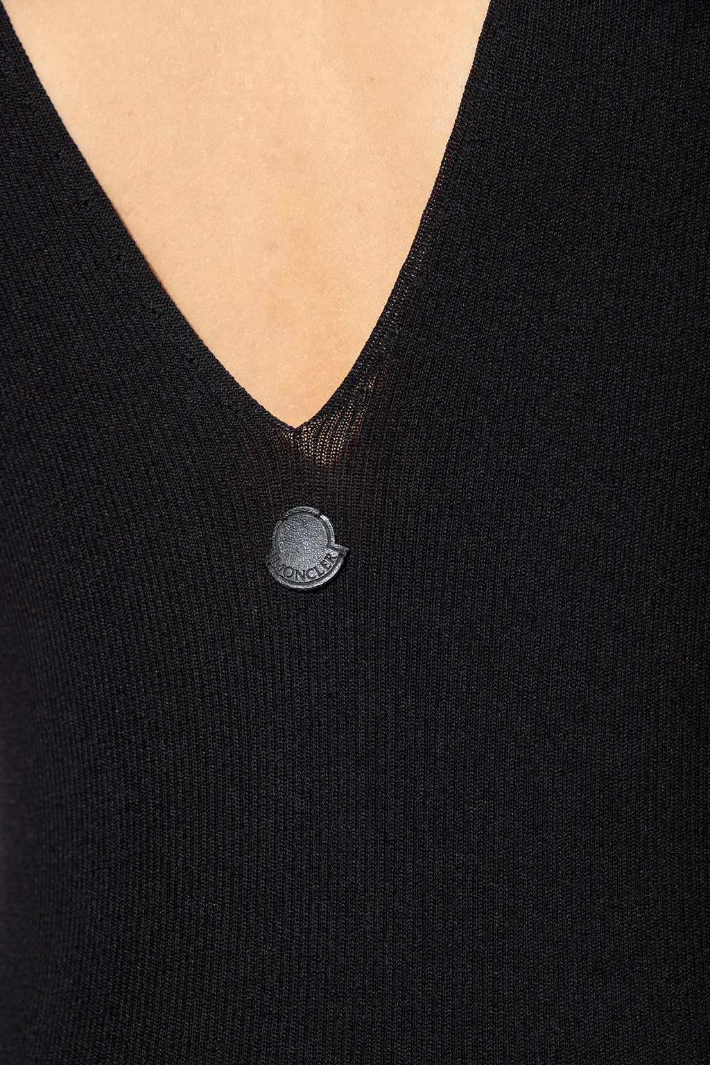 MONCLER KNITTED MIDI DRESS