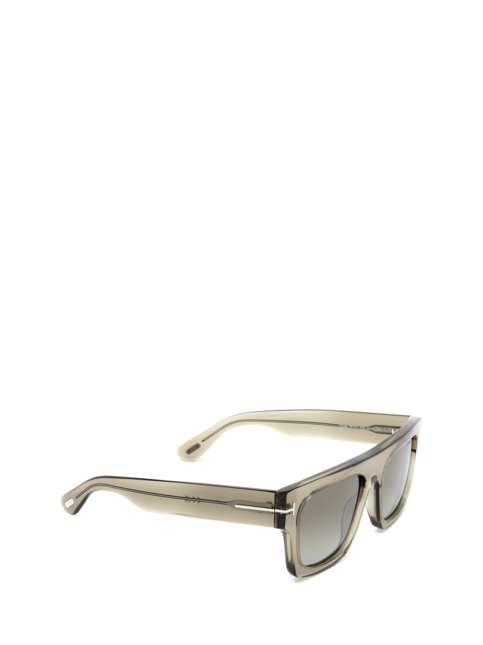 Tom Ford Eyewear Fausto Square Frame Sunglasses In Nude