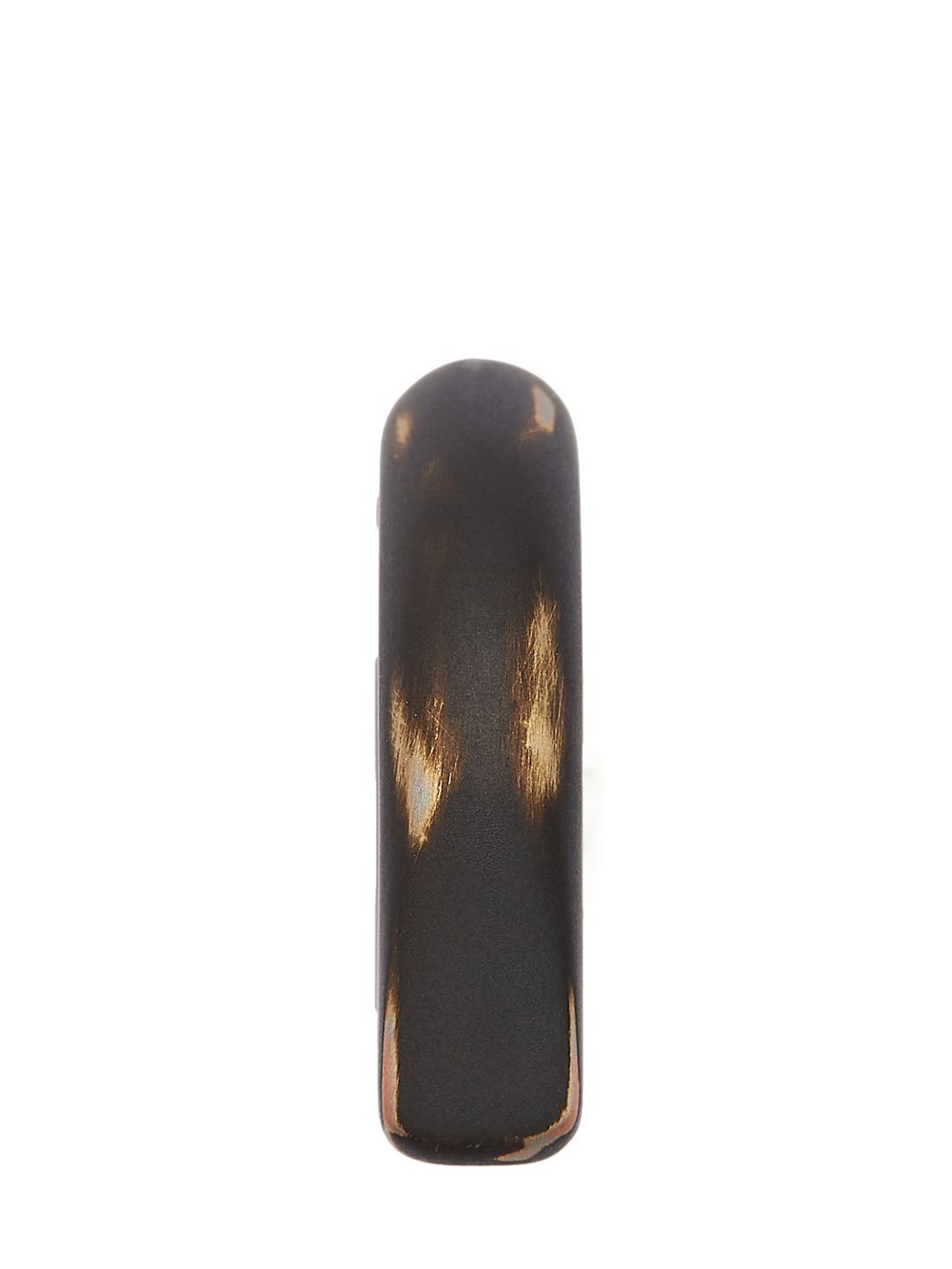 Rick Owens Round Claw-set Earrings In Black