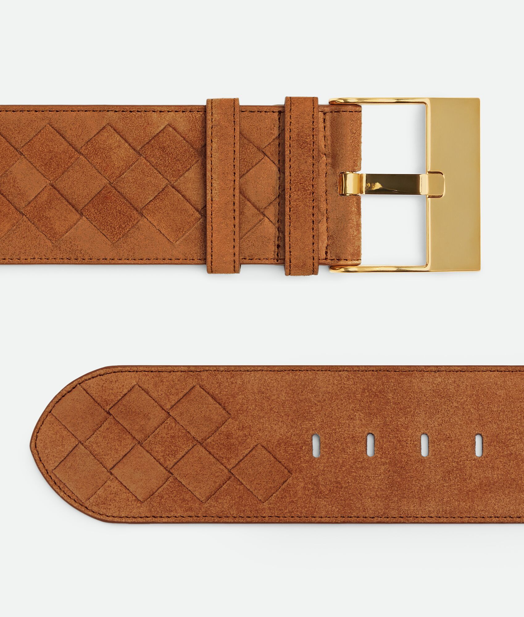 Bottega Veneta Watch Large Belt In Brown