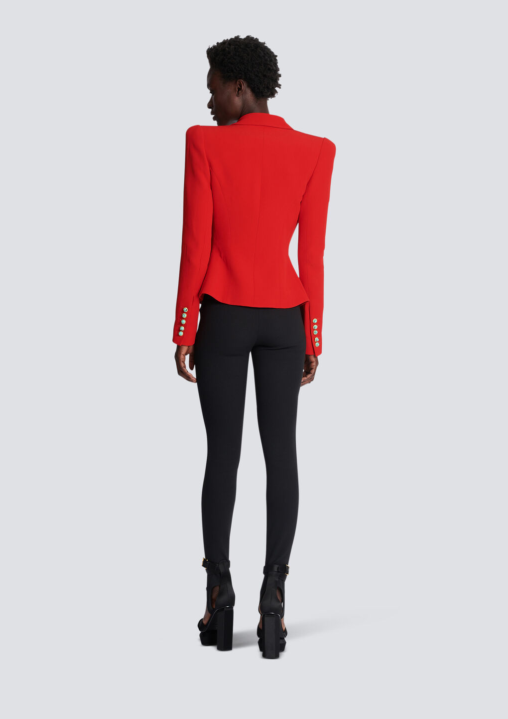 BALMAIN SLIM-FIT CREPE JACKET
