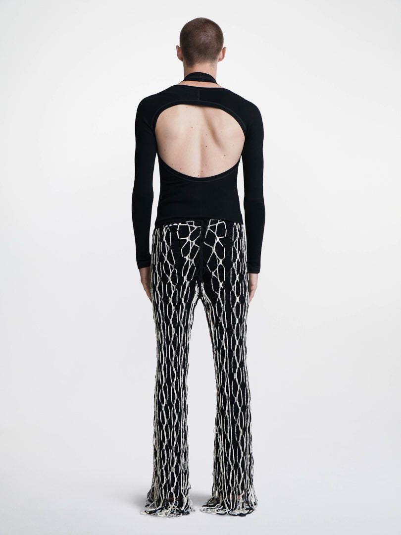 Dion Lee Modular Open-back Top In Black
