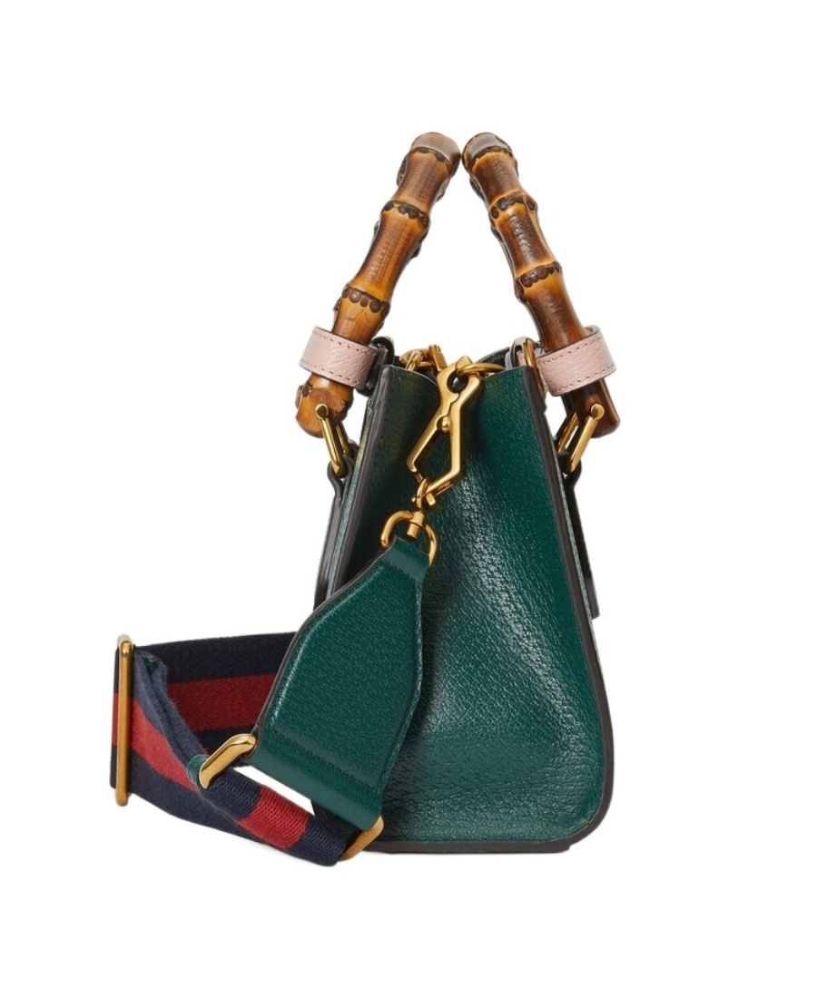 Gucci Mini Diana Tote Bag In Green