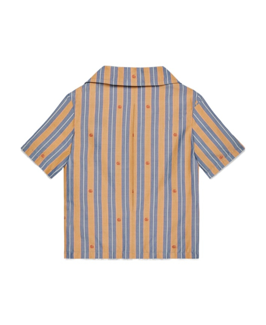 GUCCI GUCCI KIDS STRIPED OXFORD SHIRT