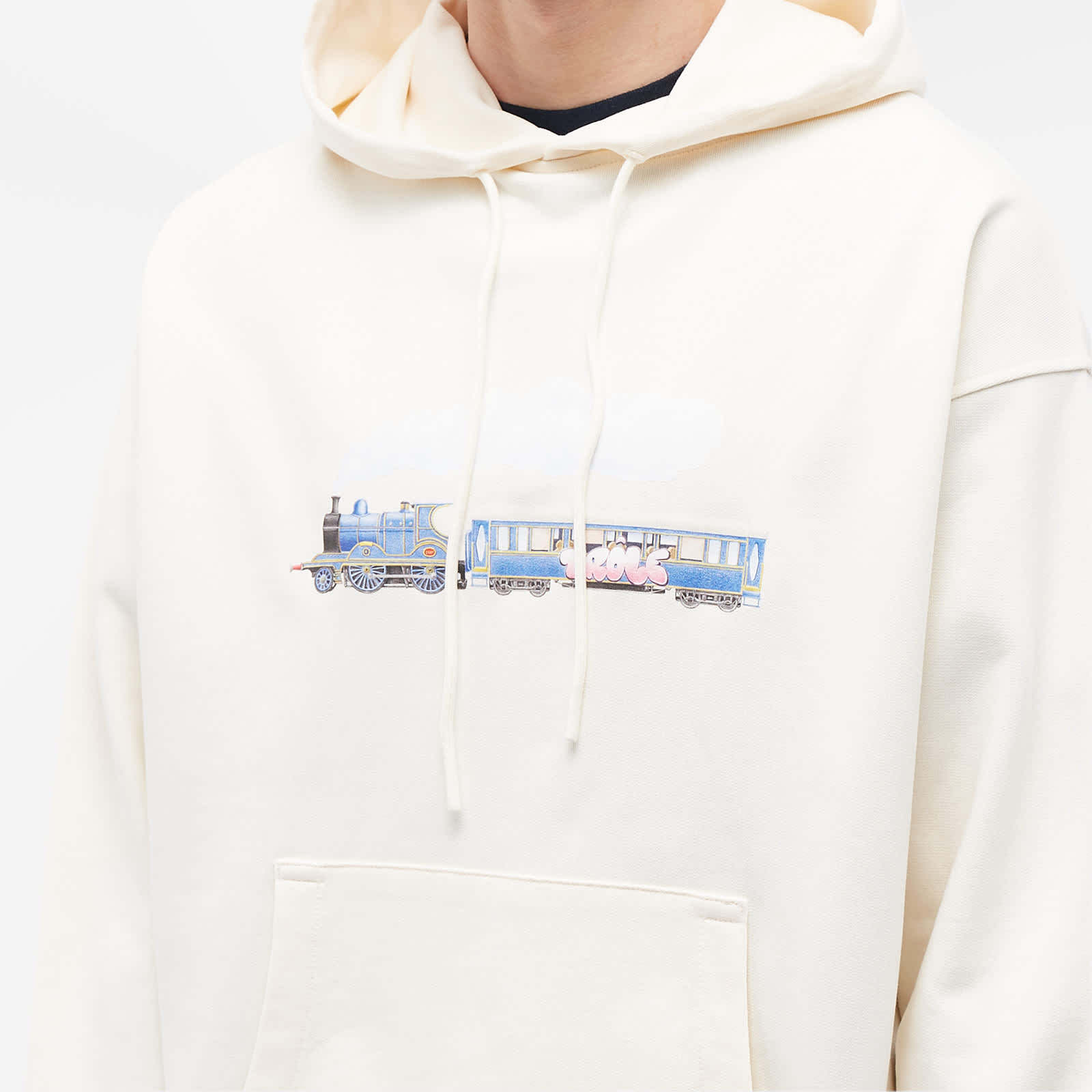 Drôle De Monsieur Long-sleeved Sweater In White