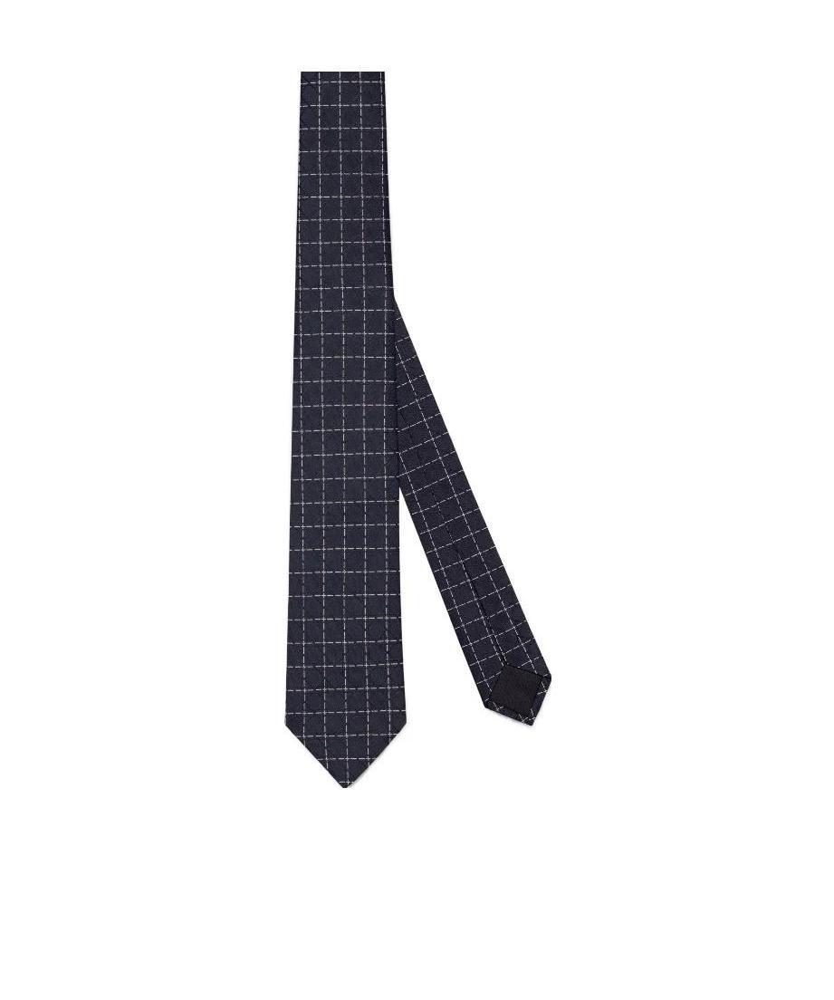 Dior Logo Tie In Gray