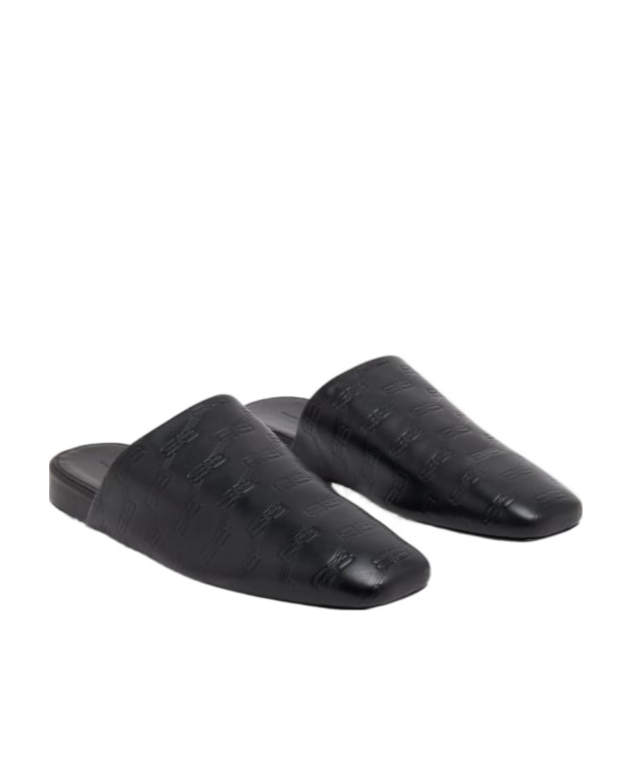 Balenciaga Pointed Toe Mules With Low Heel In Black