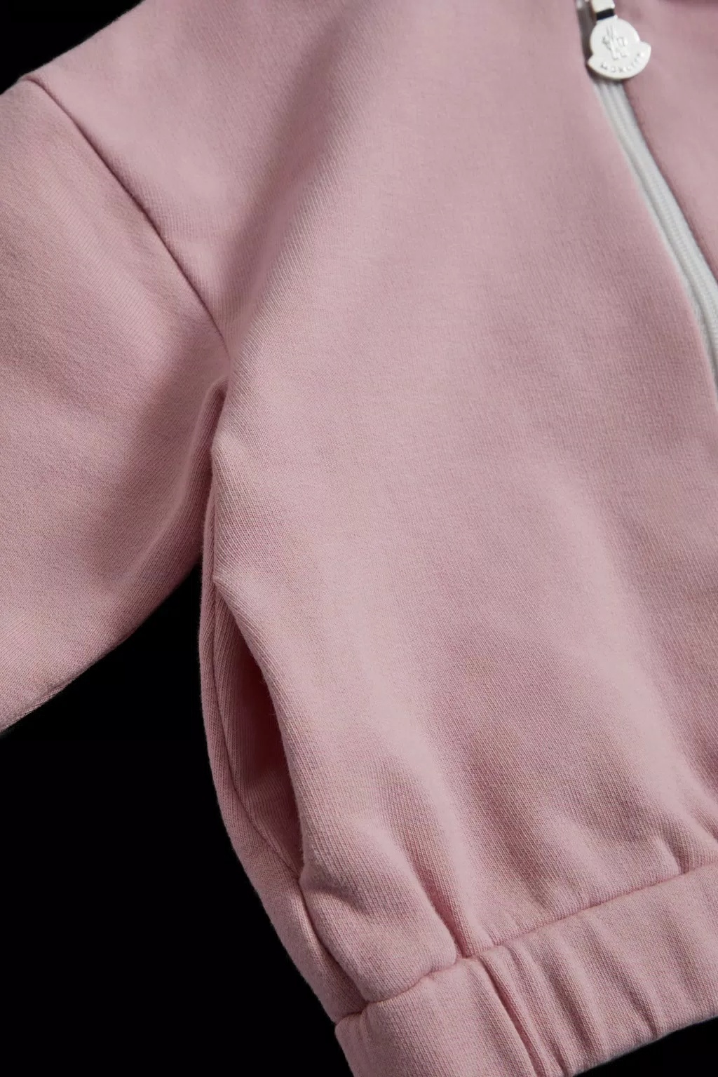 Moncler Logo-patch Stretch-cotton Tracksuit In Pink