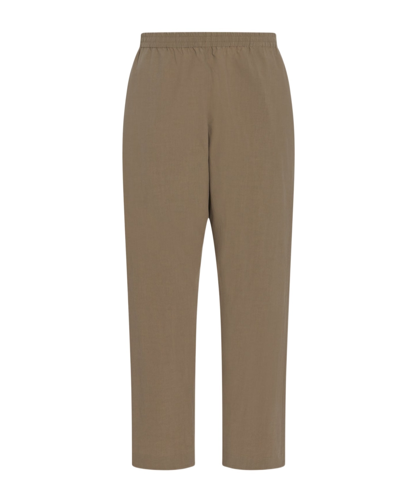 The Row Ando Cotton-silk Blend Pants In Brown