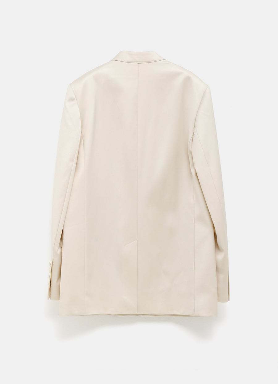 Totême Single-breasted Blazer In White