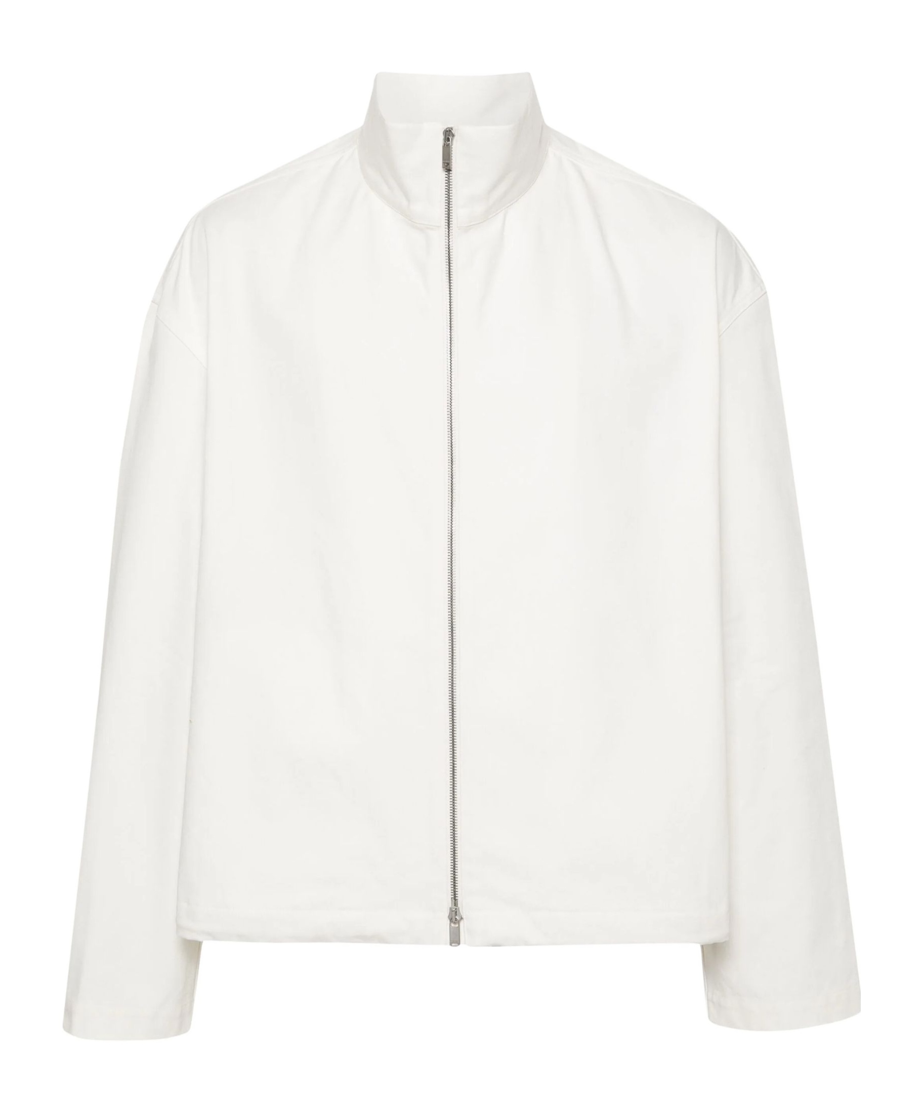 Jil Sander Canvas Cotton Jacket In White