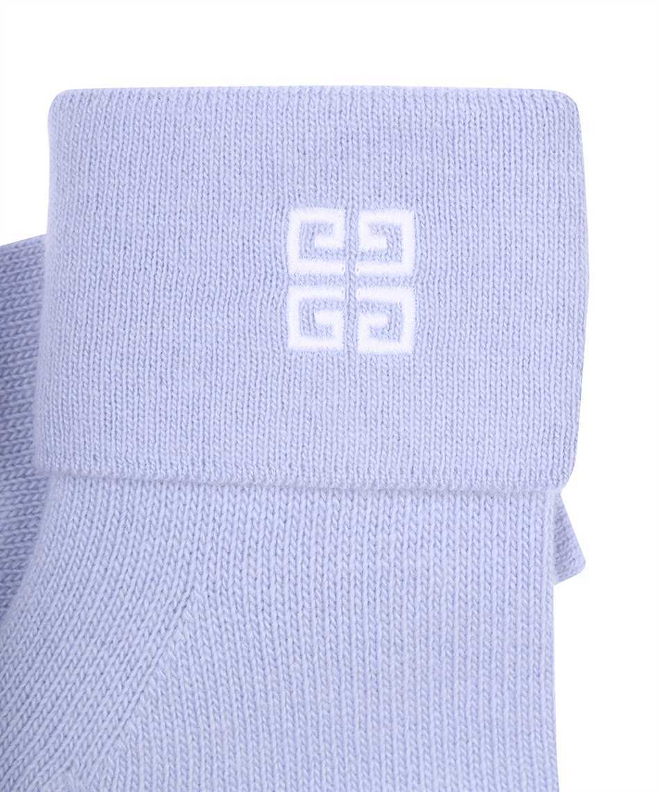Givenchy Pattern Gloves In Purple
