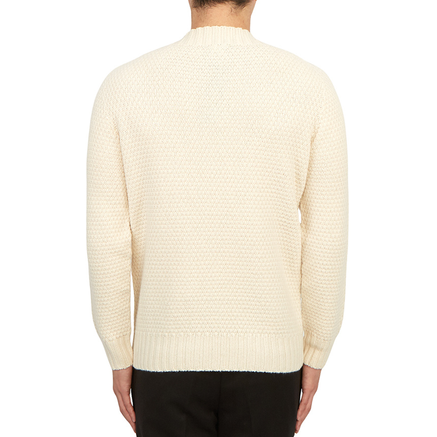 Drumohr Cable-knit Fitted Jumper In White