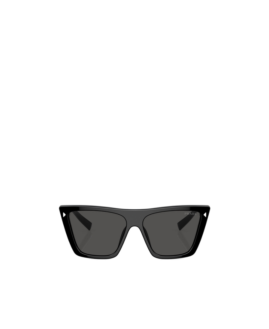 Shop Prada Rectangle-shape Sunglasses In Black