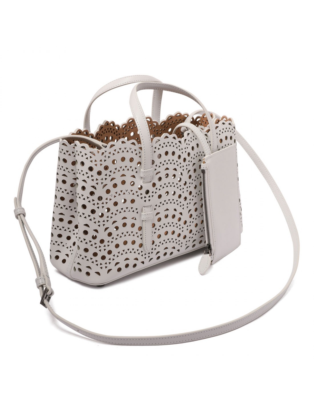 Alaïa Vienne Shoulder Bag In Gray