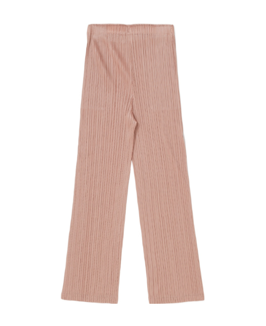 Issey Miyake Monthly Colours October Pleated Trousers In Nude