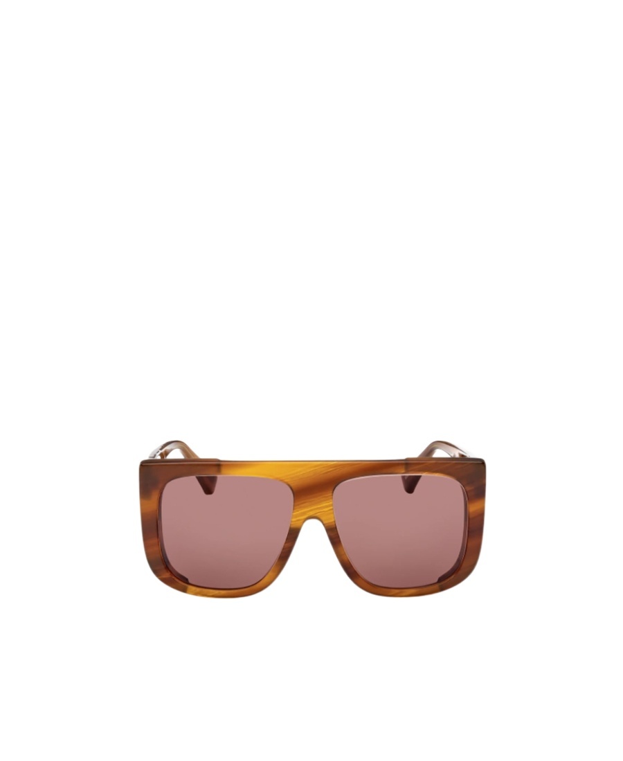 Max Mara Colored Sunglasses In Brown