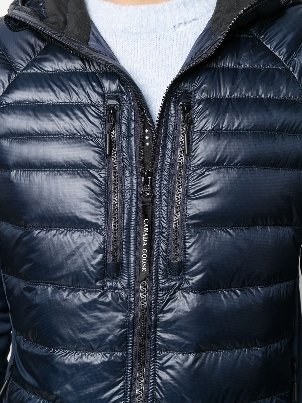 Canada Goose Hybridge Base Padded Jacket In Black
