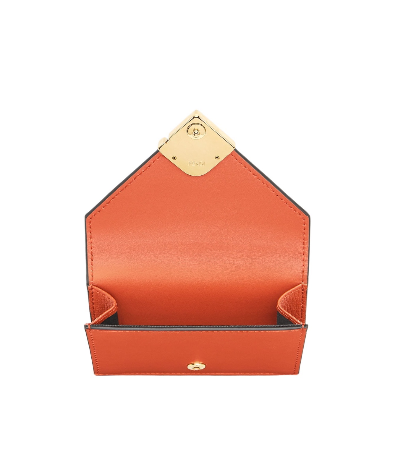 Fendi Ff Diamonds Tri-fold Wallet In Red