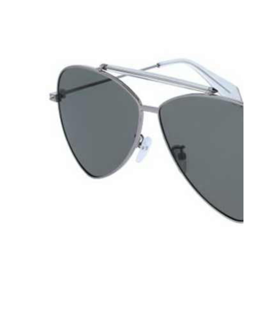 Alexander Mcqueen Butterfly Frame Sunglasses In Gray
