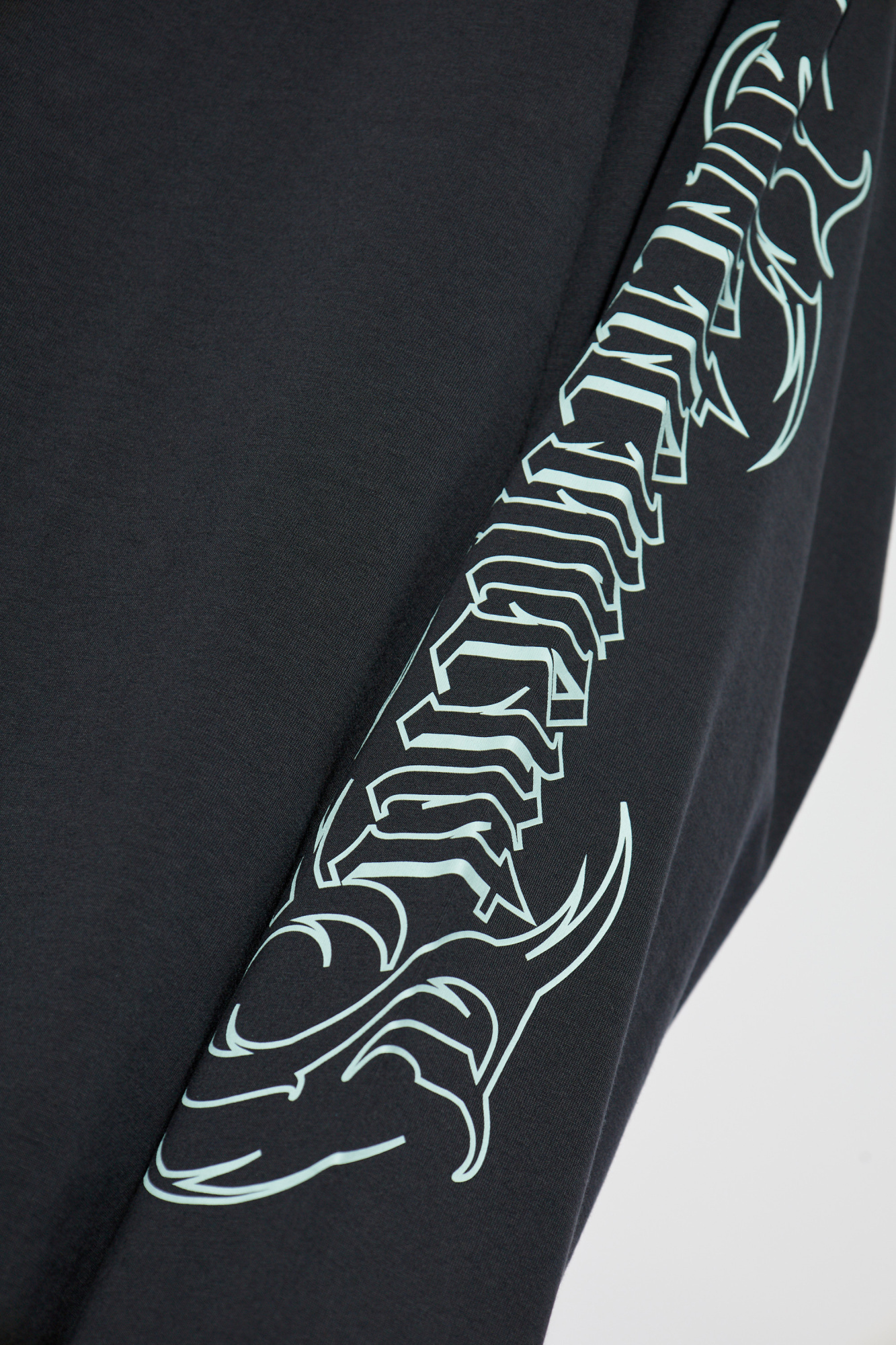 Vetements Logo-print Cotton Jersey In Black
