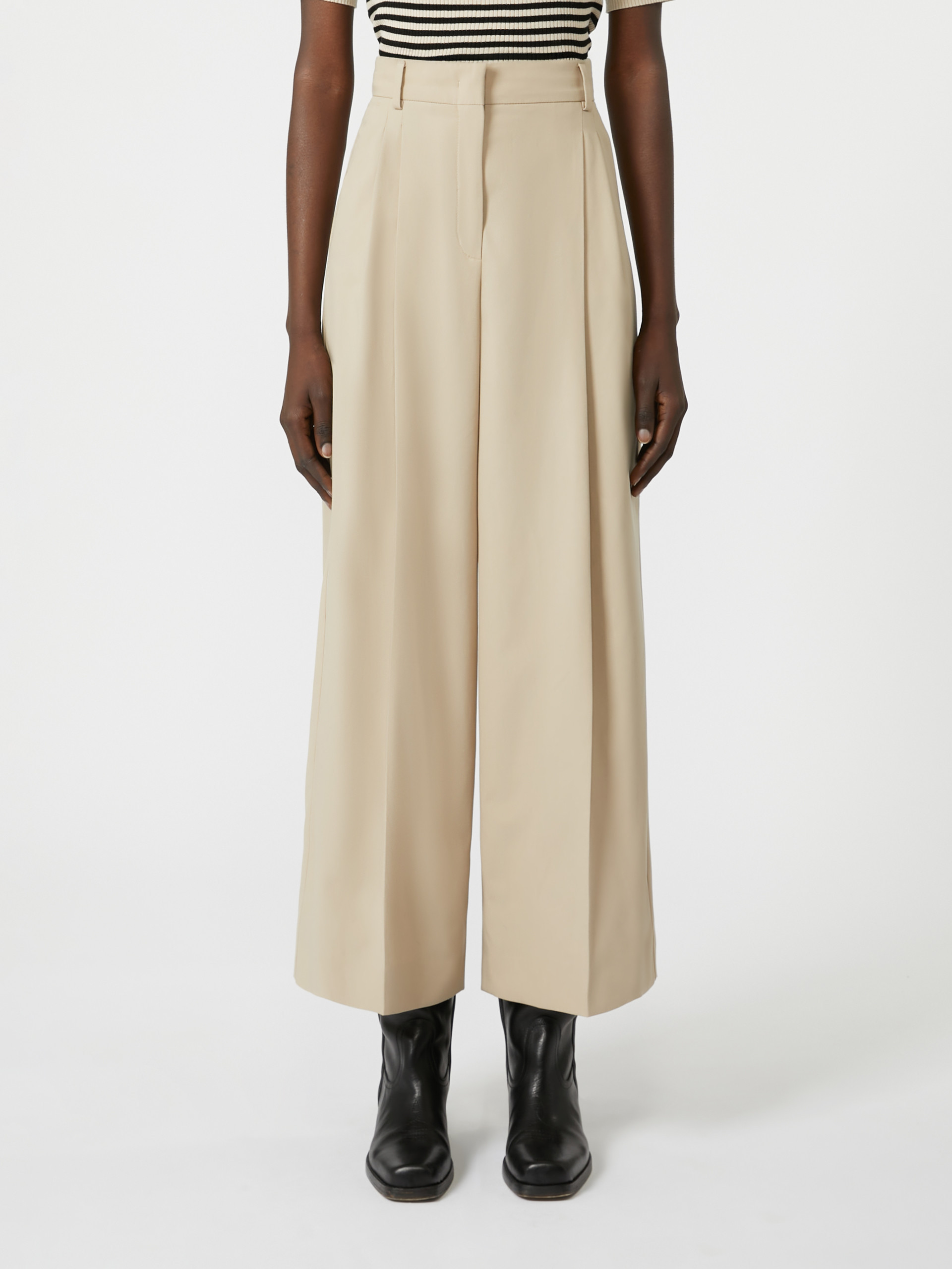 Weekend Max Mara Pleated Wide-leg Trousers