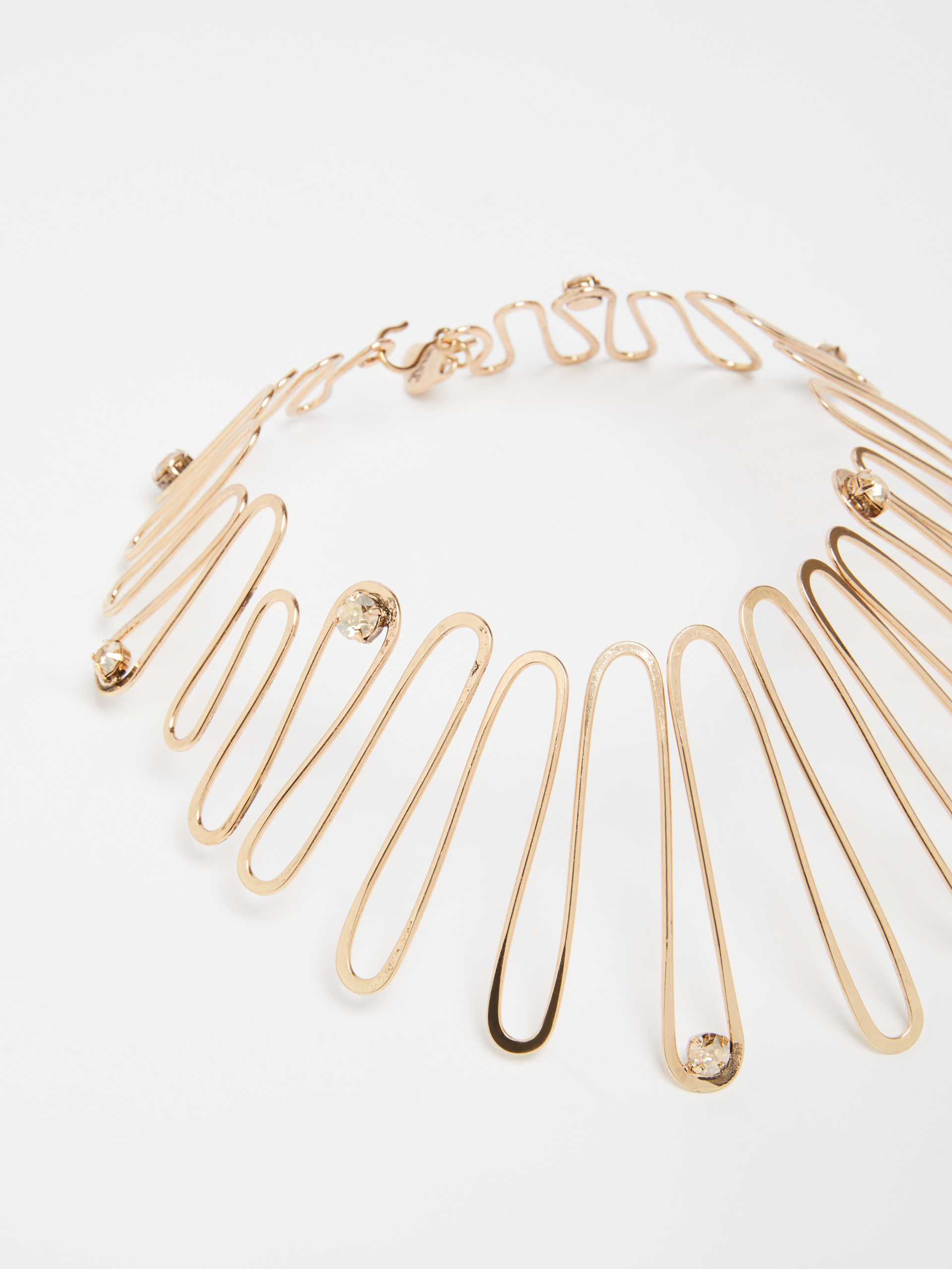Max Mara Spring Detail Collar In Yellow