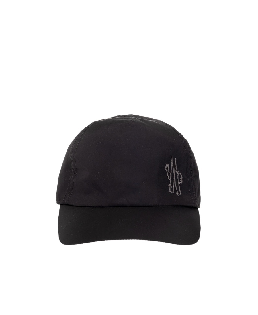 Moncler Embroidered-logo Baseball Cap In Black