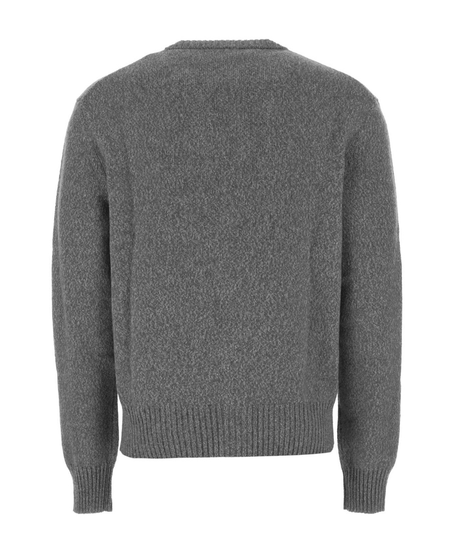 AMI ALEXANDRE MATTIUSSI AMI PARIS AMI DE COEUR V-NECK BUTTONED CARDIGAN