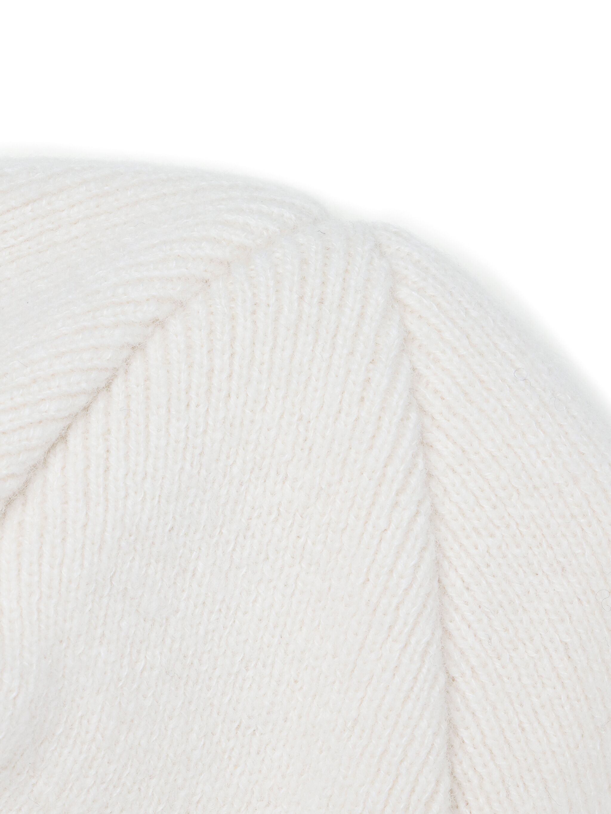 Shop Ader Error Logo Decal Knitted Wool Hat In White