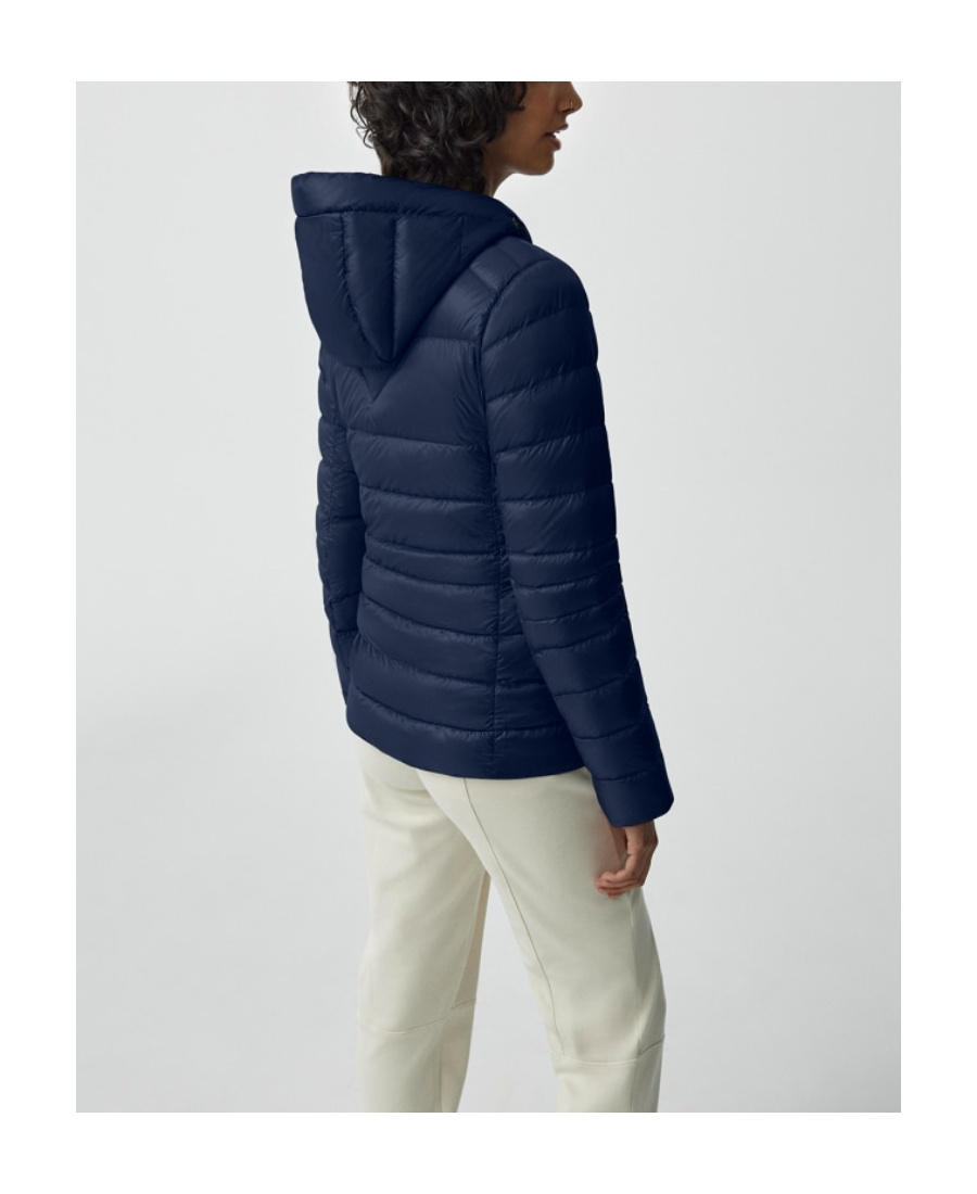 Shop Canada Goose Logo-patch Padded Down Jacket In Blue