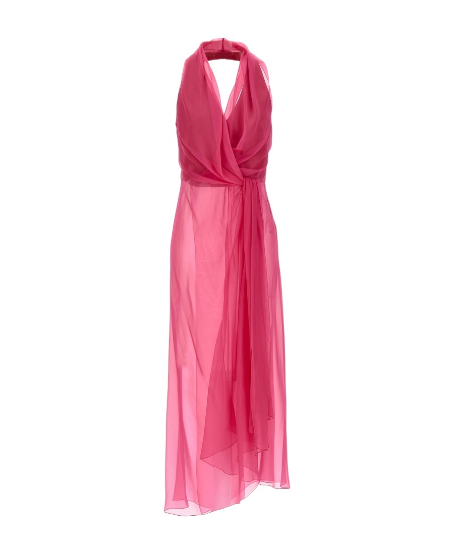 Alberta Ferretti Chiffon Blouse In Pink