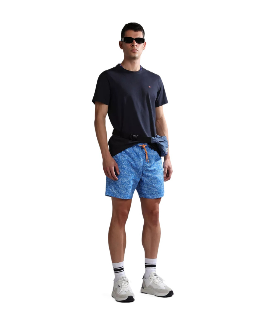 Napapijri Salis Ss Sum Stormy Weat G1y In Black