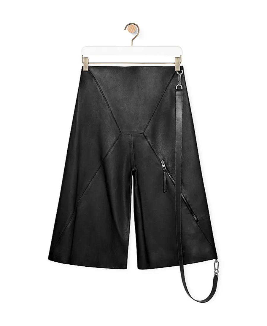 Loewe Zipper Casual Pants In Black