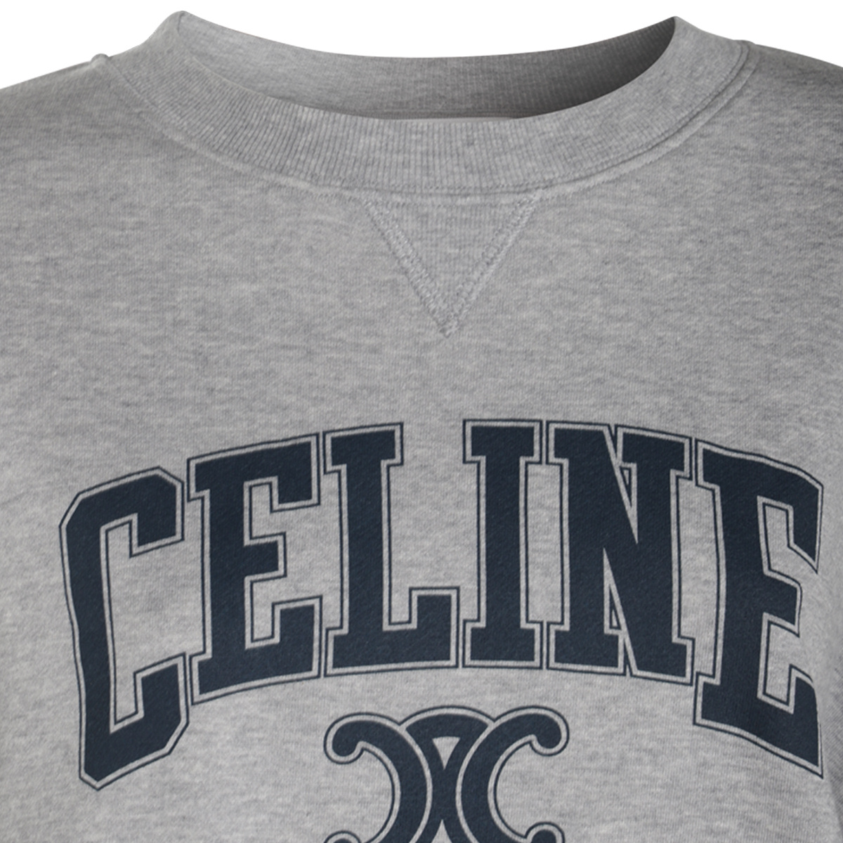 Celine Long-sleeved Sweater In Gray