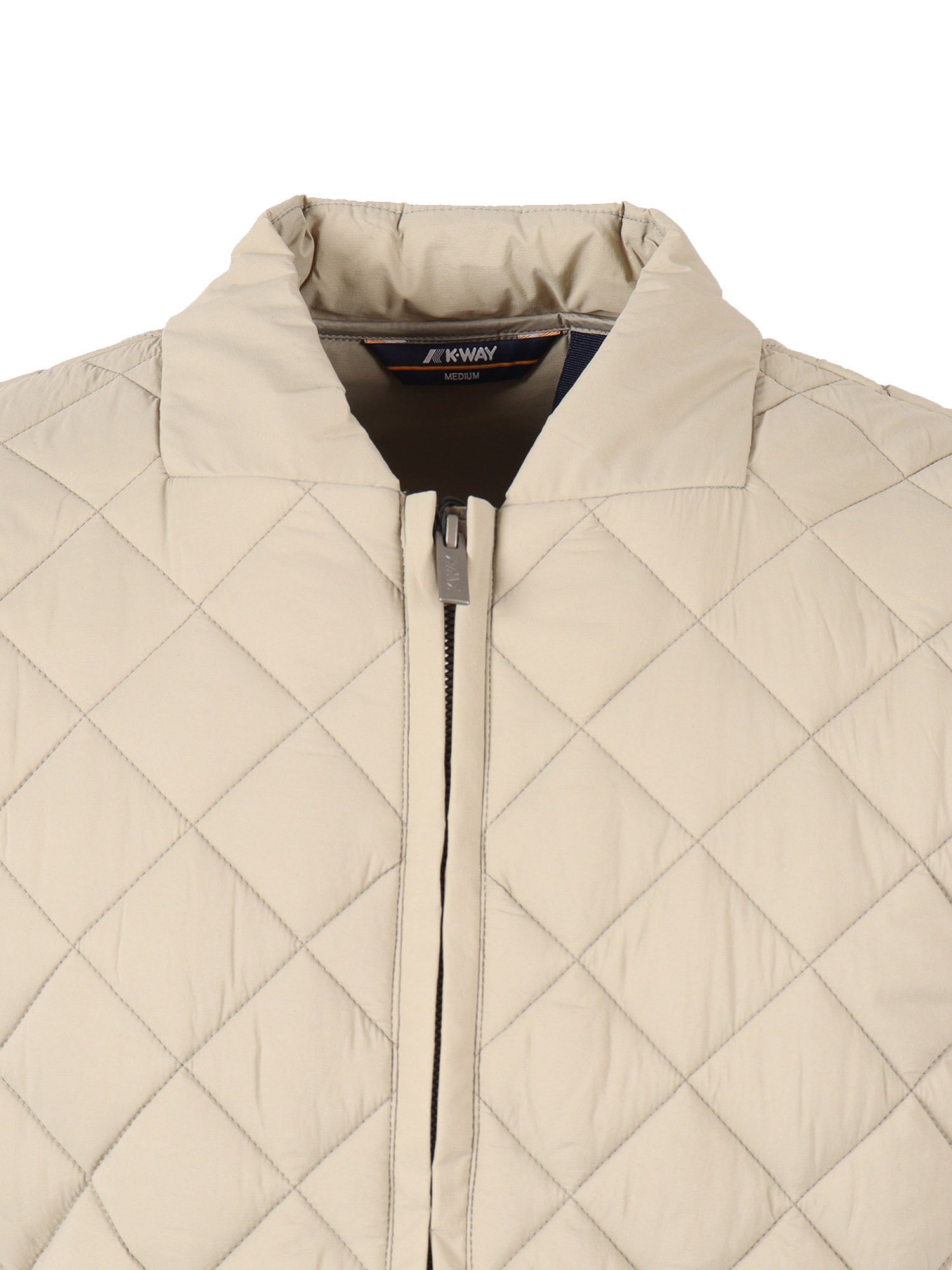 K-way Bariol Quilted Jacket In Neutral