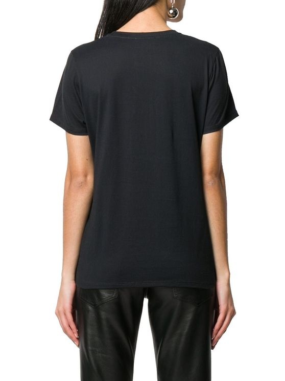 Alexander Mcqueen T-shirt With Round Neck And Short Sleeves In Black