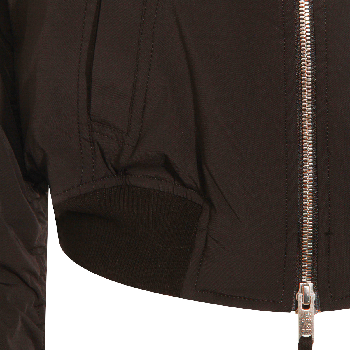 Thom Krom Zip-up Bomber Jacket In Black