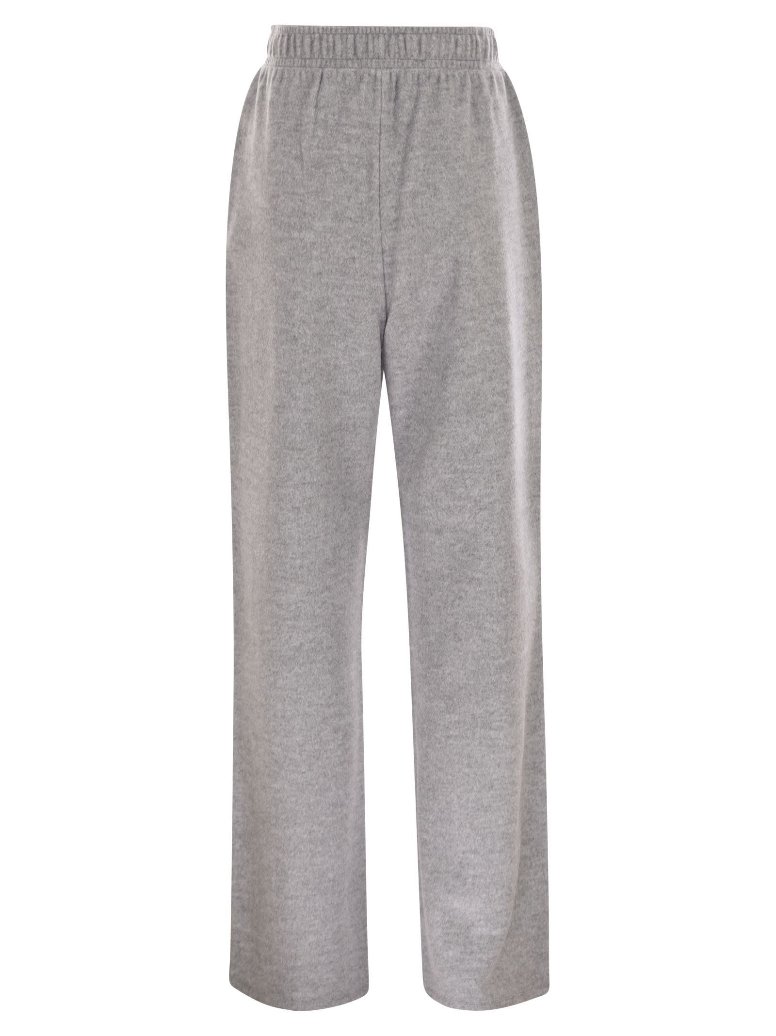 Weekend Max Mara Sponda Drawstring Trousers In Gray