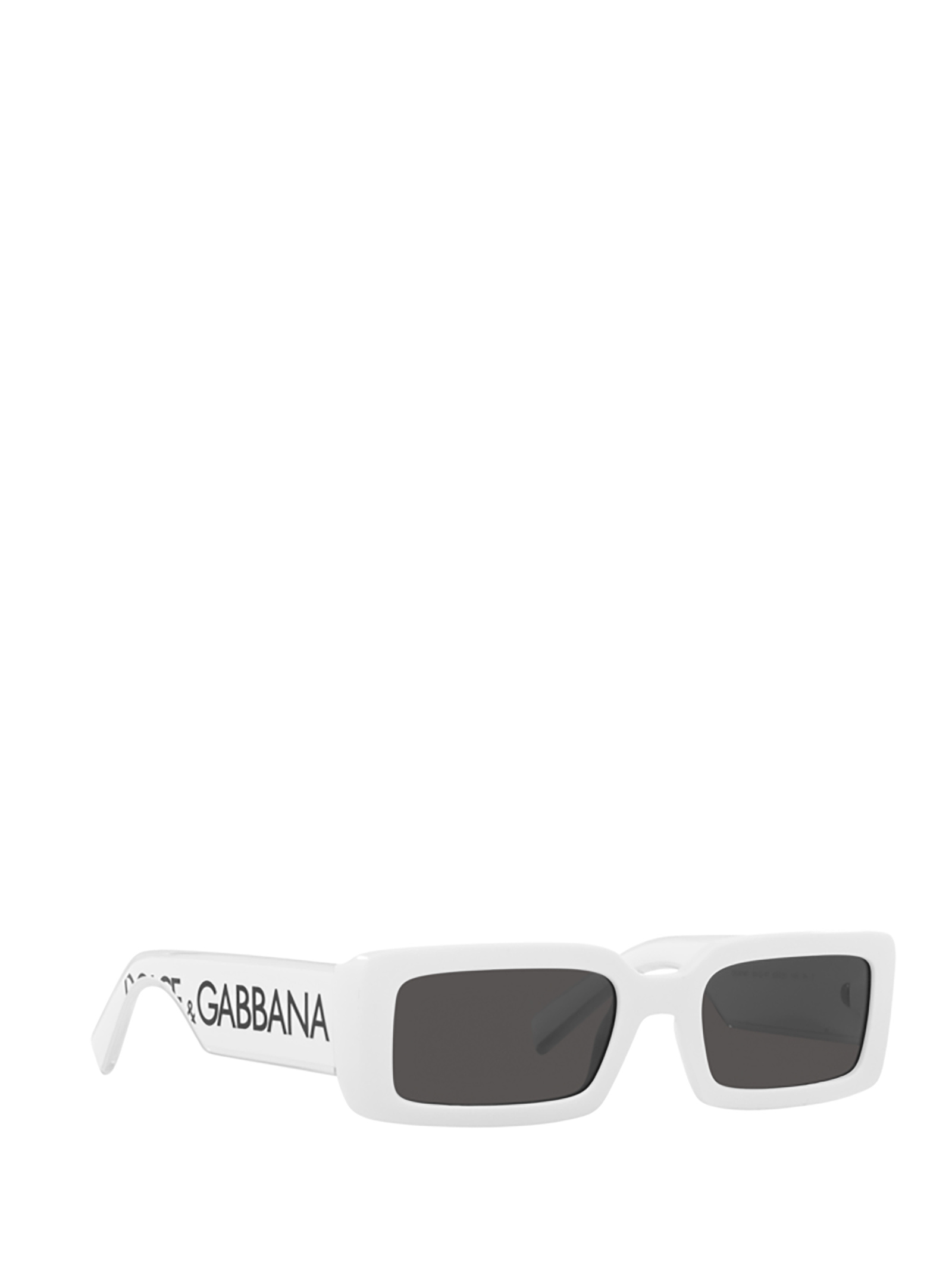 Dolce & Gabbana Logo Sunglasses In Black