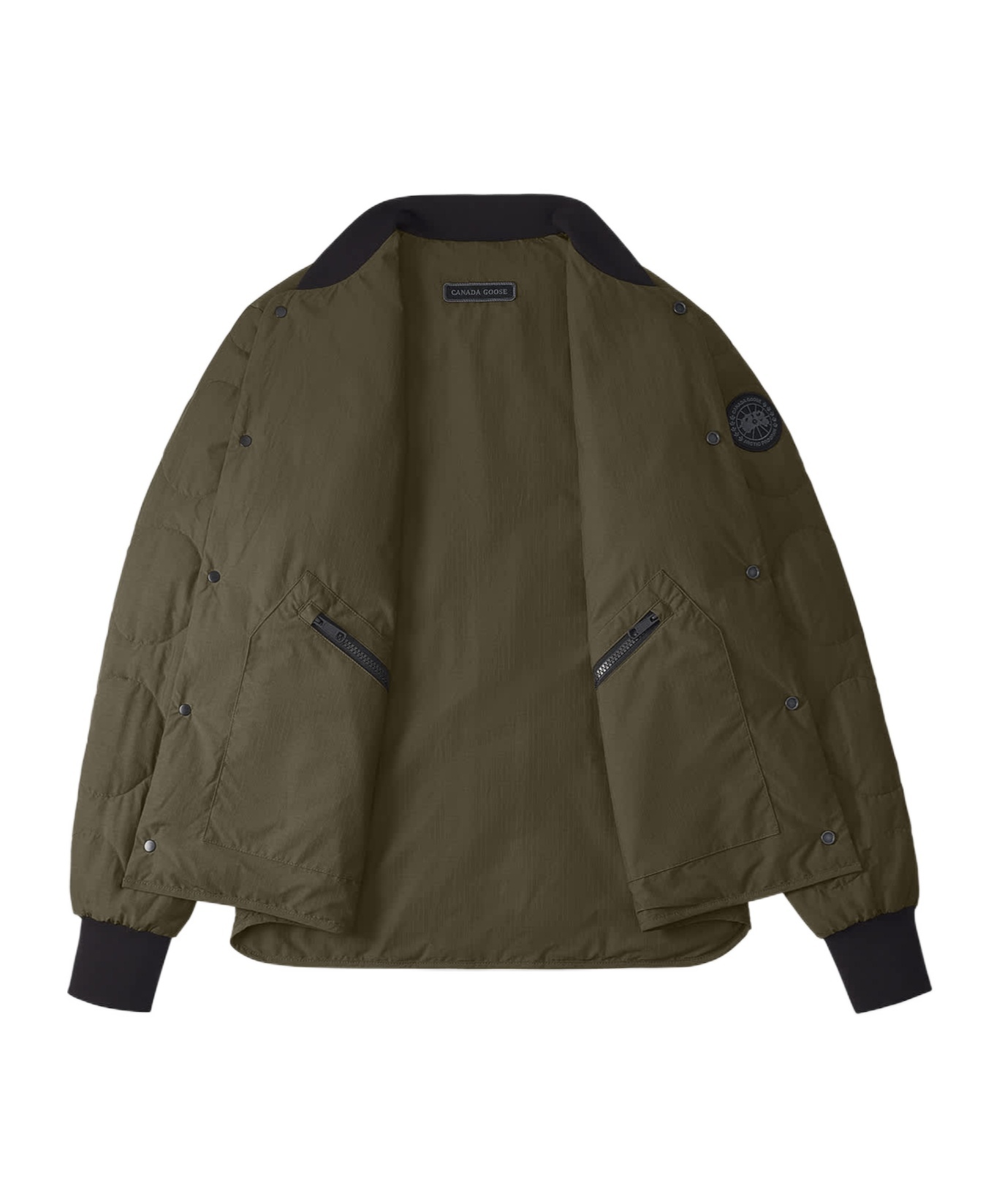 Canada Goose Double-sided Down Jacket In Green