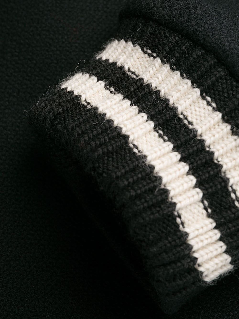 Saint Laurent Logo-embroidered Varsity Jacket In Black