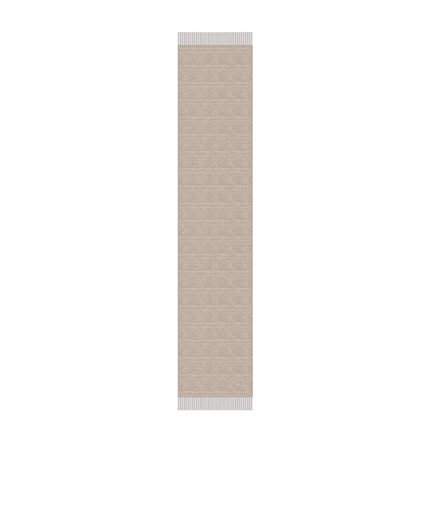 Dior Cannage Scarf In Taupe