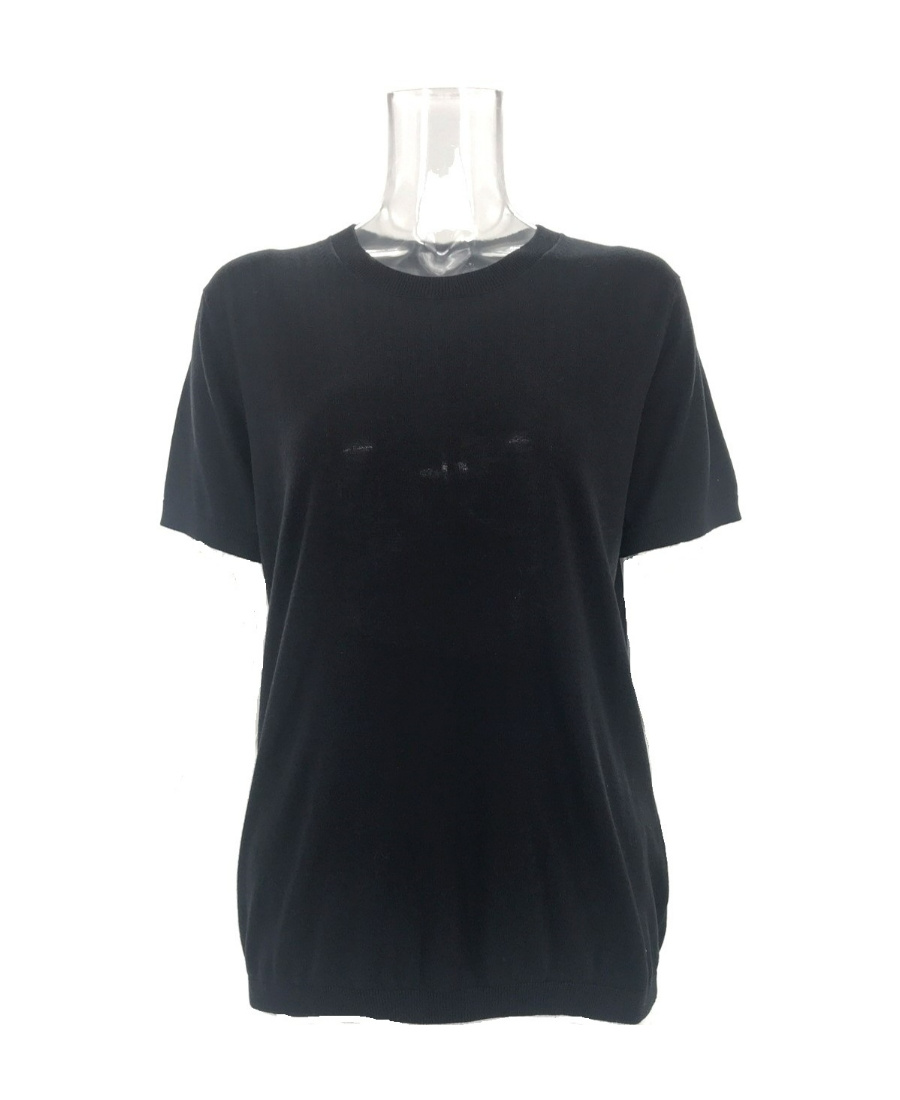 Weekend Max Mara Short-sleeved Sweater In Black