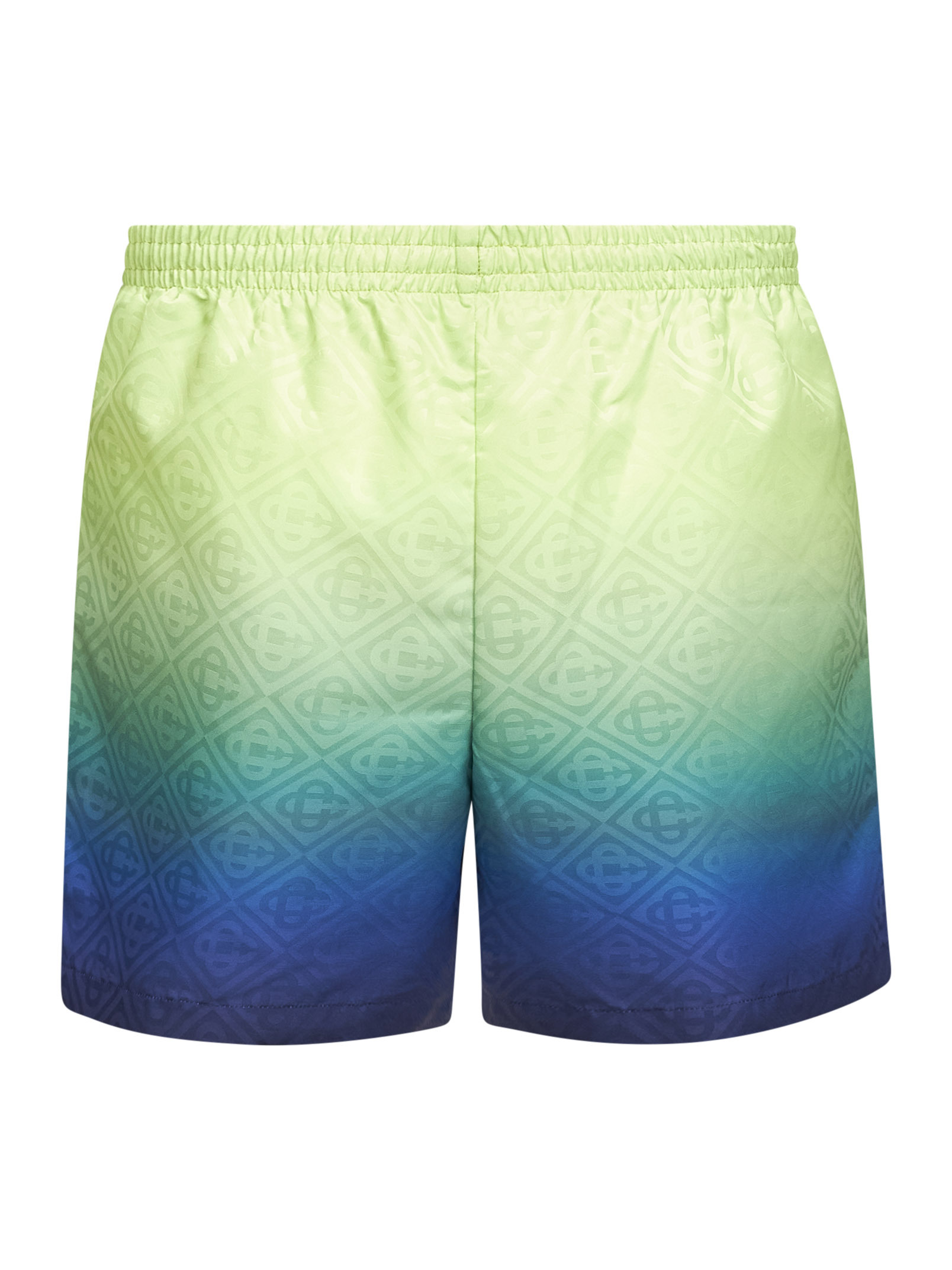 Casablanca Monogram Logo-embroidered Swim Shorts In Multi