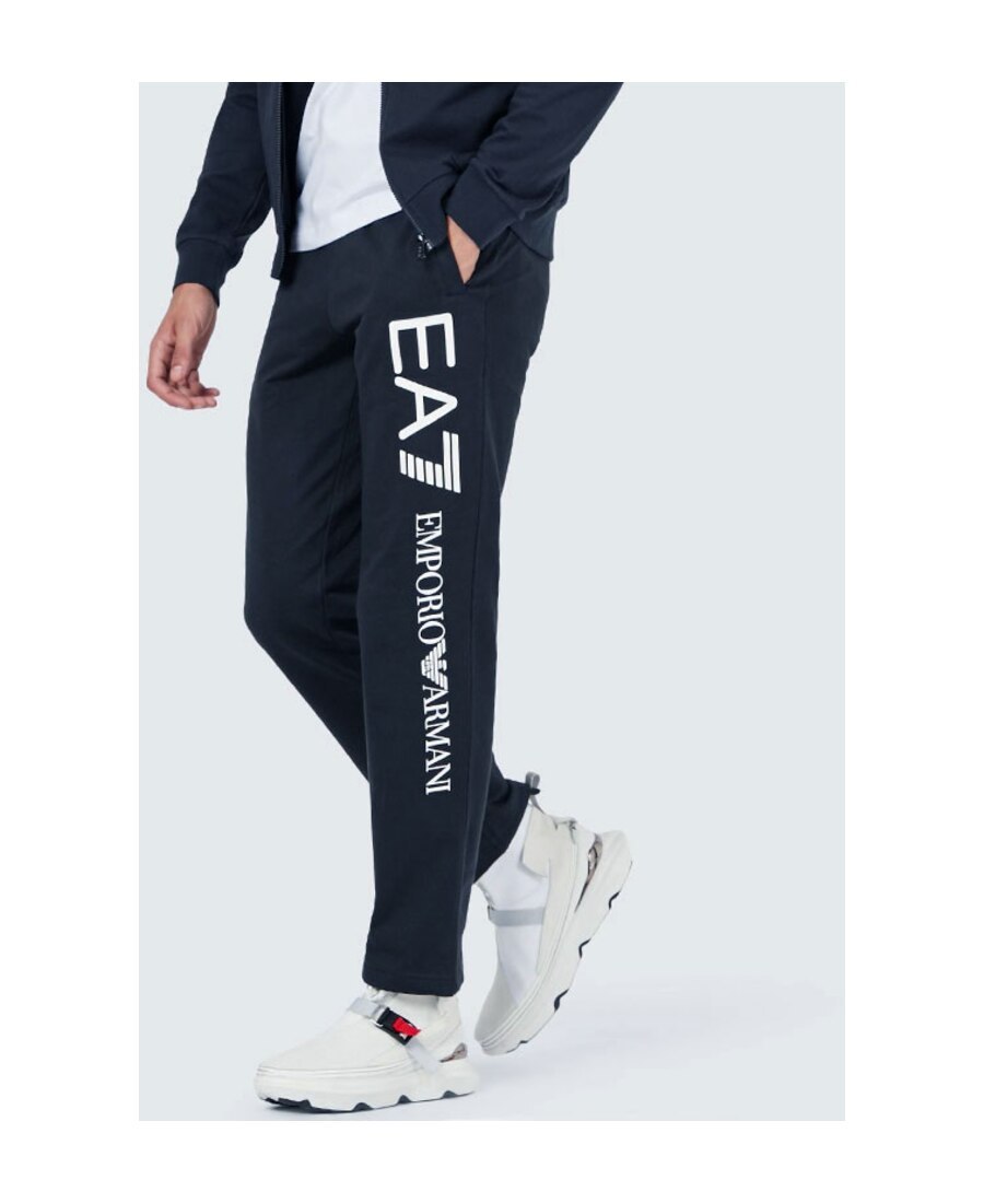 Ea7 Men's Trousers In Black