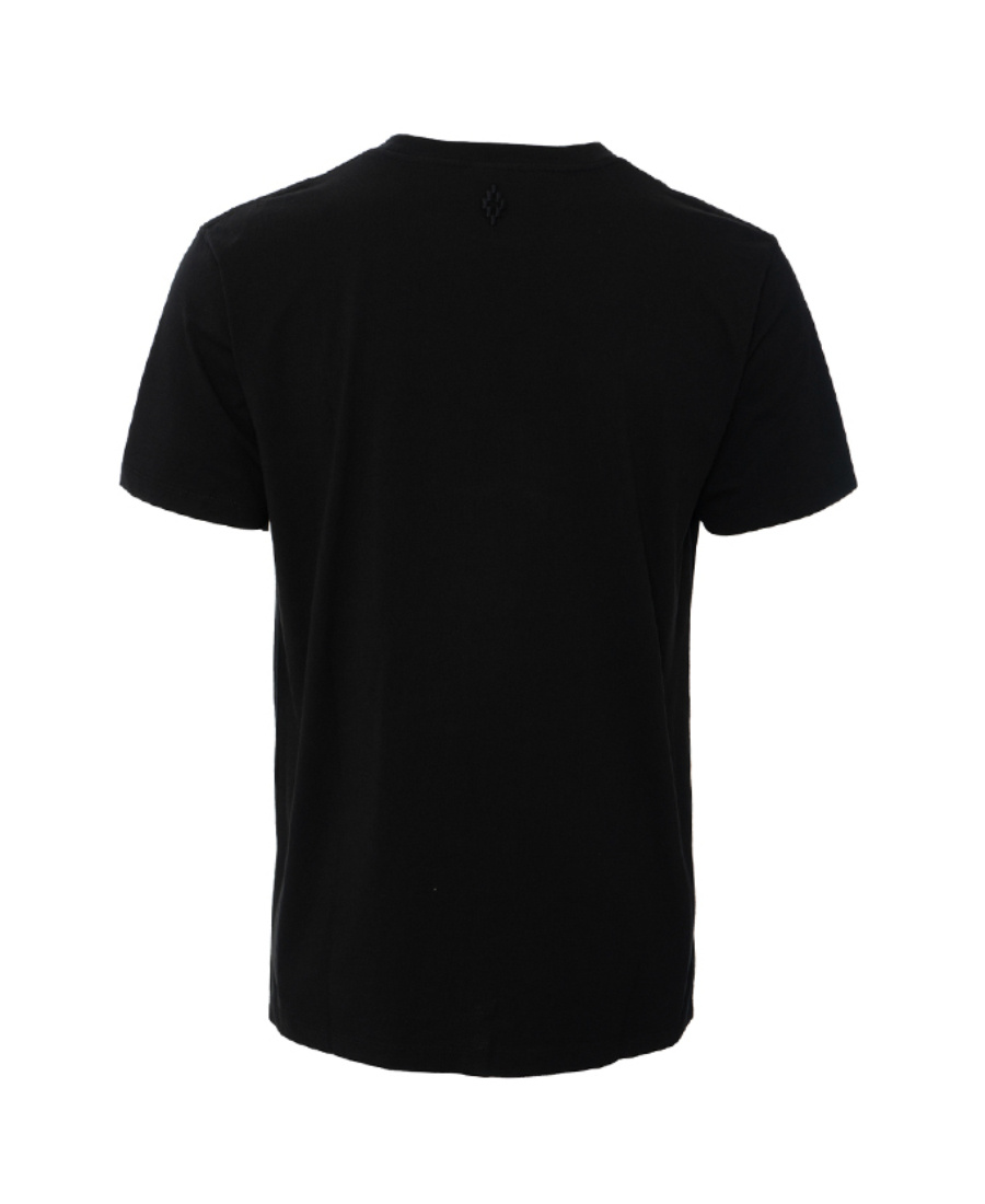 Marcelo Burlon County Of Milan Feather Printed T-shirt In Black
